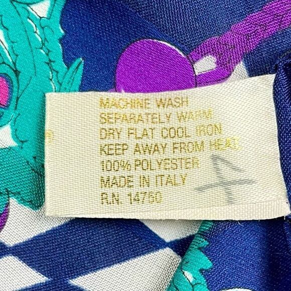 Berkshire Multicolor Abstract Women’s Square Scarf - Picture 5 of 7